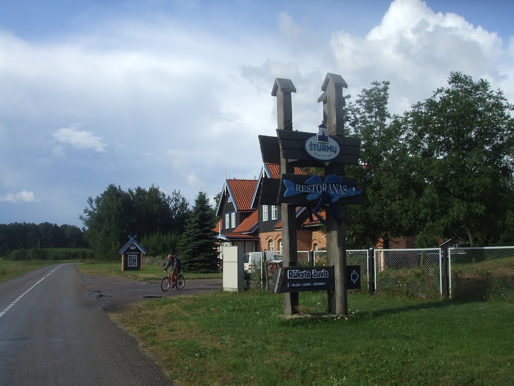 Das Hotel/Restaurant Schturmu am Kurischen Haff, 13. August 2009 by Wolfgang Hanko