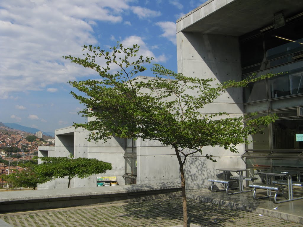 Parque Biblioteca San Javier - Vista hacia el Nororiente by Puerta David