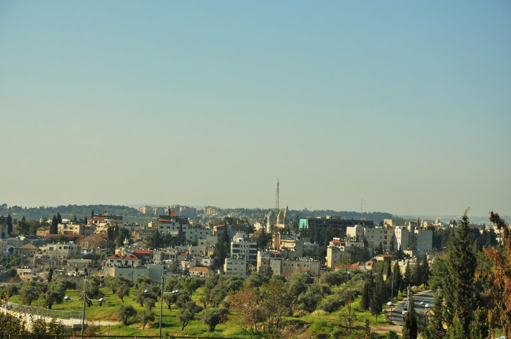 Vedere panoramică - zona de nord Ierusalim by Ion Paul ™