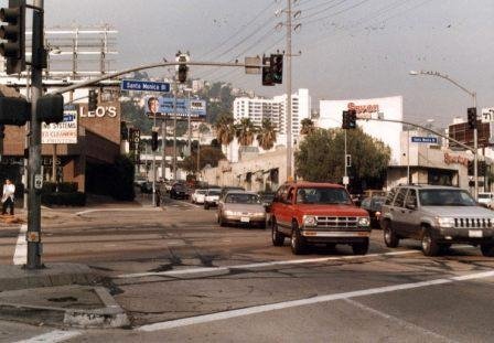 Santa Monica Bl in L.A. by andrzej polak