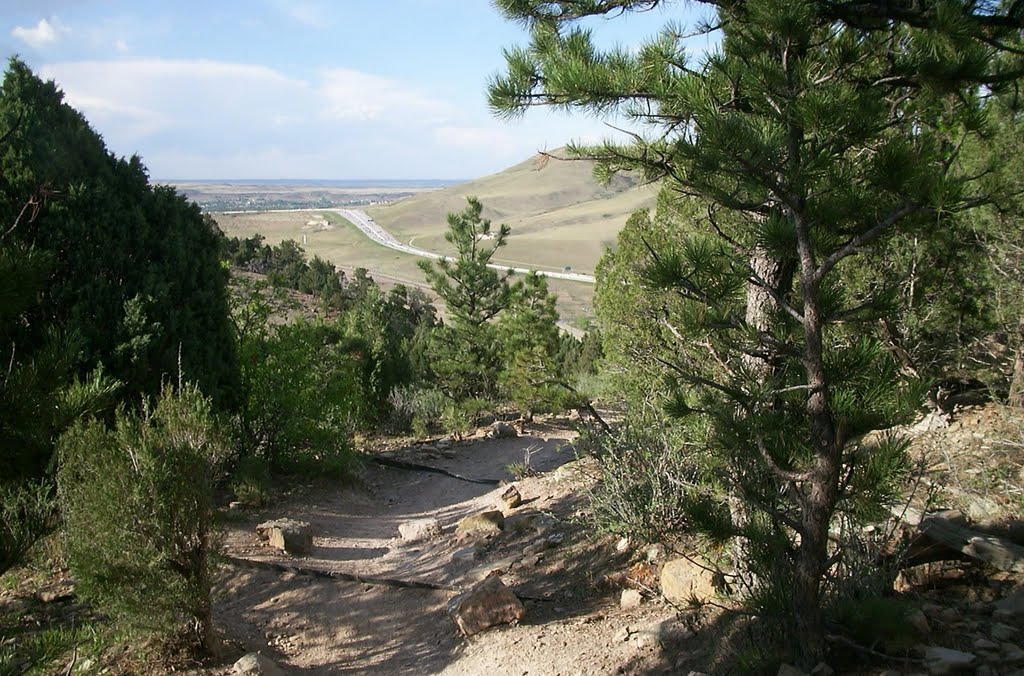 Dakota Ridge - First Waterbars - May 2002 by Bill Gorski