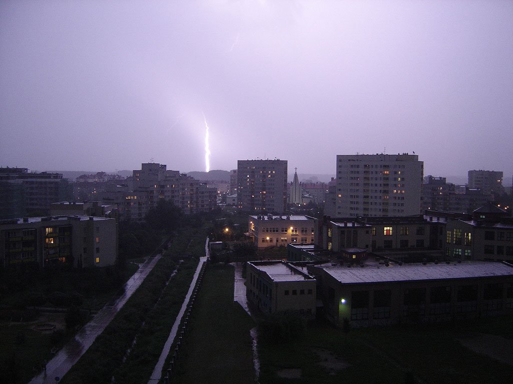 Thunder, Gocław, Warsaw. 2007 by hicks668