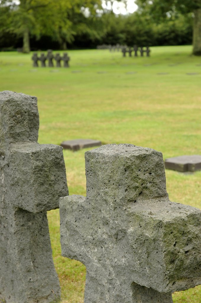 German war graves, La Cambe, Normandy by trueblue53