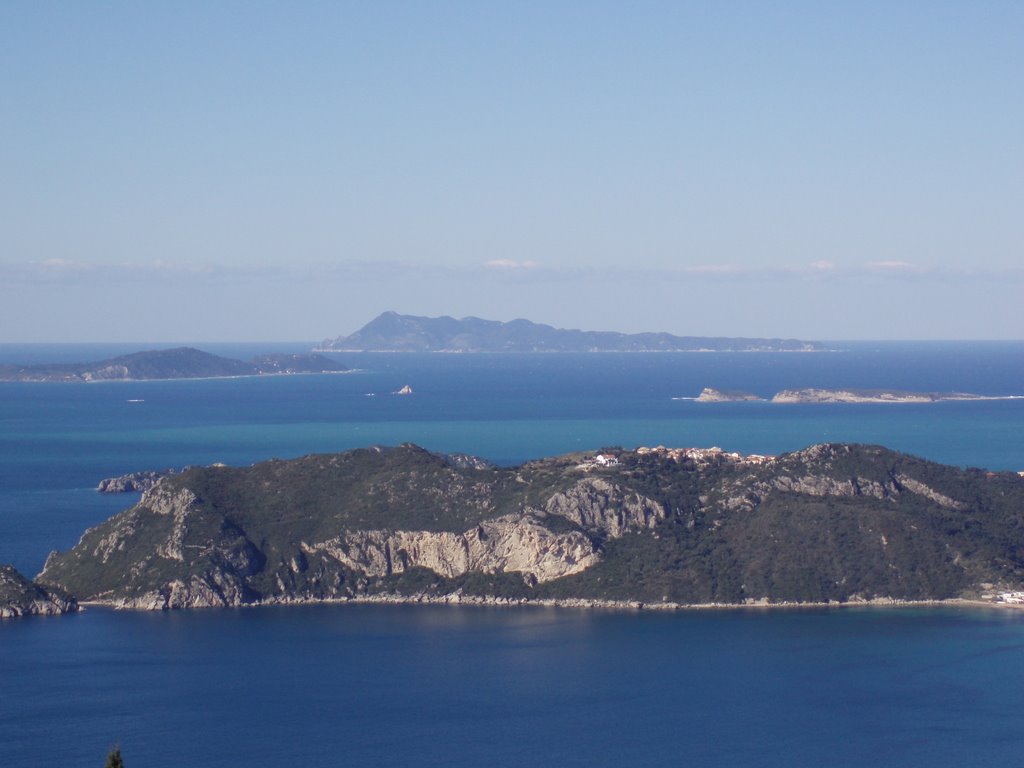 Othoni & Mathraki isles (view from NW Corfu) by pandimis