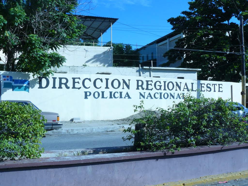 Police station in Higuey (oct. 2008) by AlexSt-Moscow