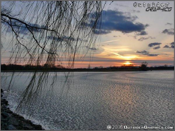 Lake Erie on Cedar Point Road by Outsider Graphics