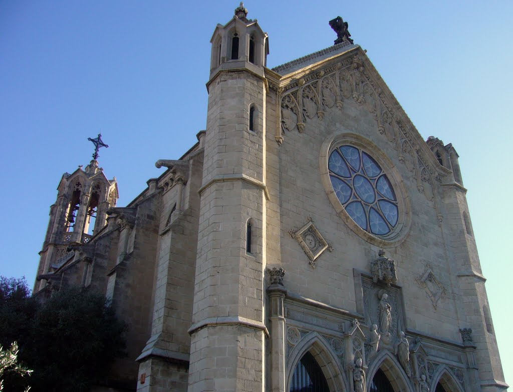 La Iglesia parroquial de Santa María de Portbou. by "salva"