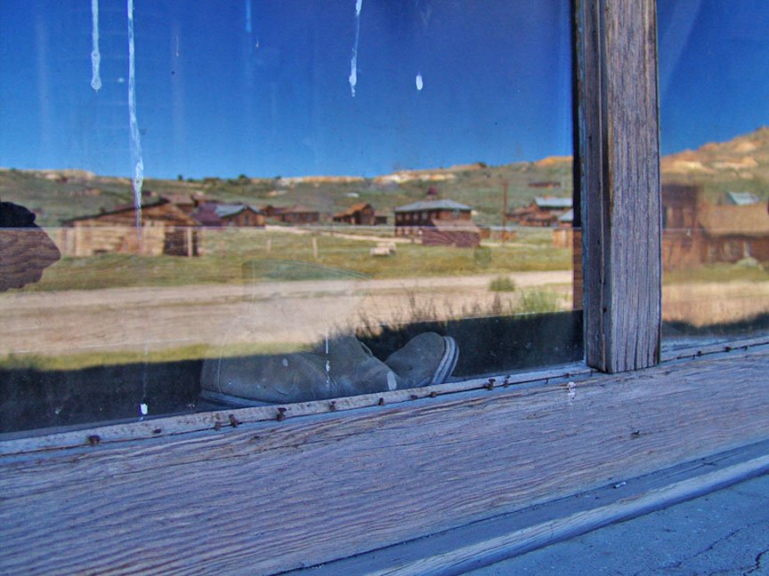 Bodie Window Reflection by LurePhotography.com