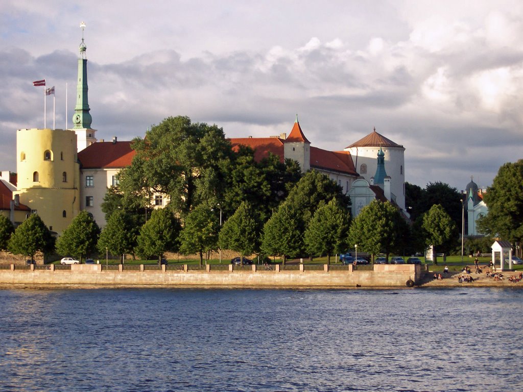 Die Burg von Riga by Rudolf Specht