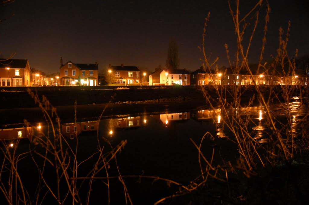 River Ribble nighttime reflections by Laura_C