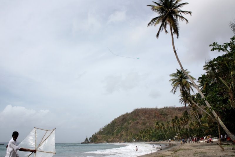 Kites on Duquesne beach on Easter Monday by Stefan_G.