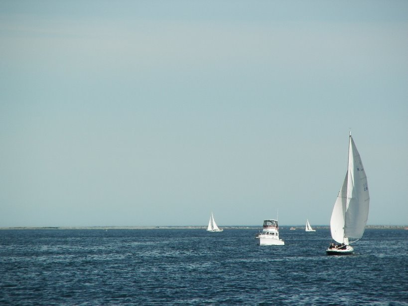 View from harbor by Sakanassi