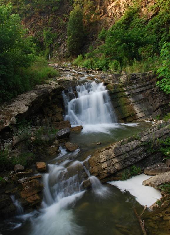 Steele Park Falls by Mark W. Peacock