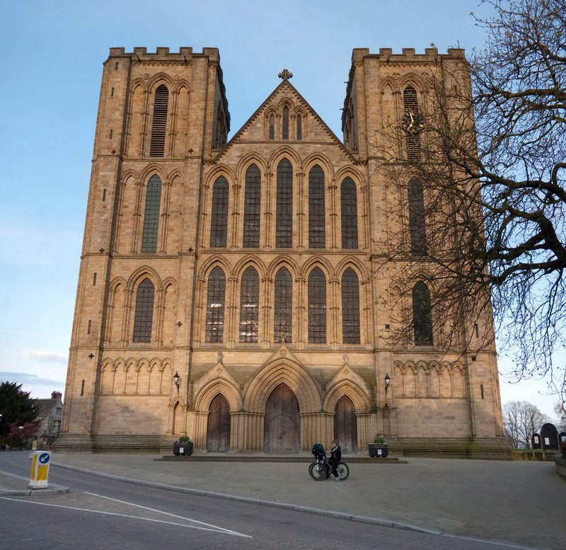 Ripon Cathedral at Sunset - Front by Howard Wilkinson