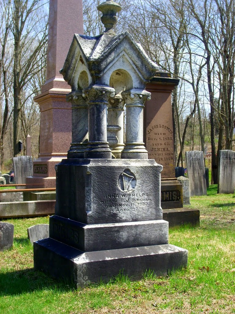 Grave of Anna W. Phelps, d1883, Andover, CT by Tipa