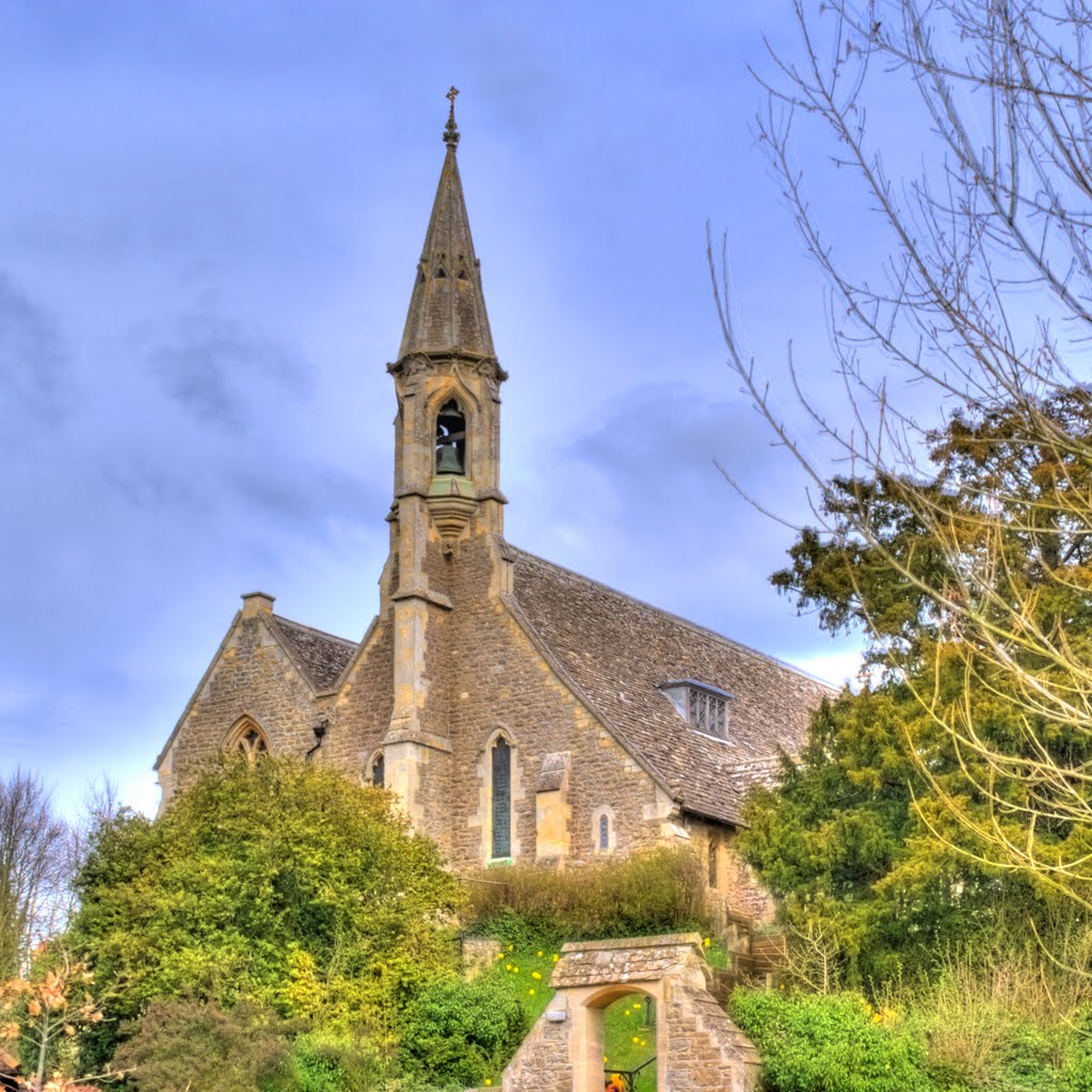 St Michael and All Angels church, Clifton Hampden, Oxfordshire, UK by Kevin Woolnough