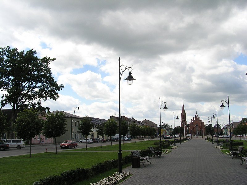 Center of Rokiskis by Antanas Kairys