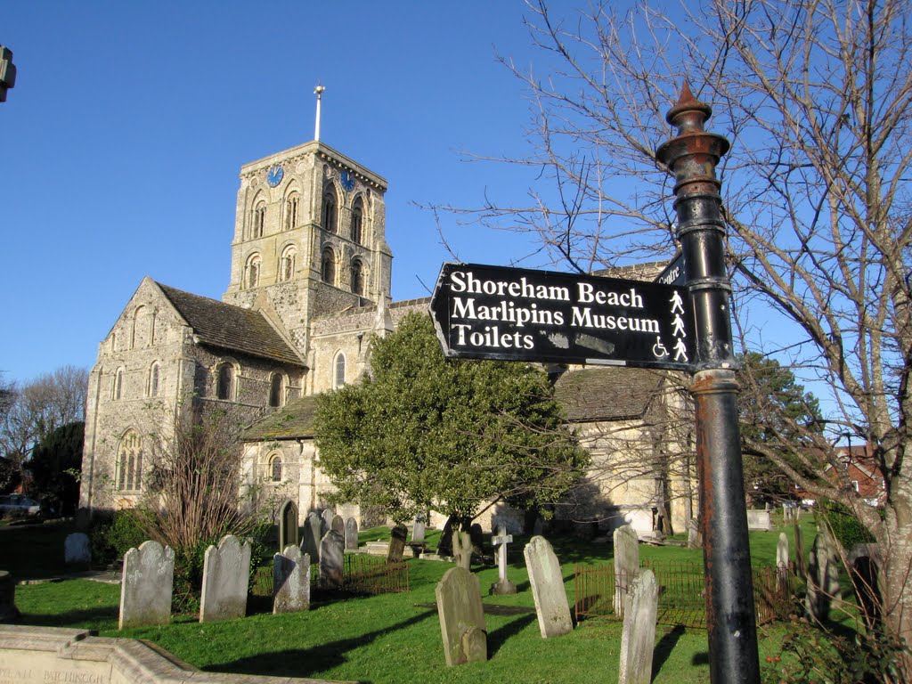 SAINT MARY DE HAURA CHURCH SHOREHAM by Alan McFaden