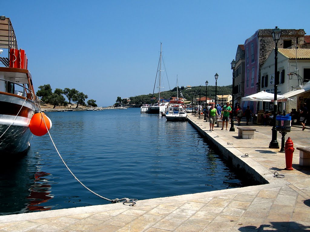 The port of Gaios - Paxos by Karl Demetz