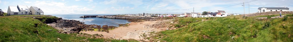 Tory Island West Town Panorama by Allan MacDonald