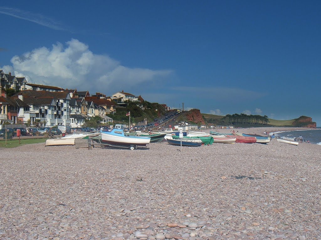 Budleigh boats by Peter Gooding