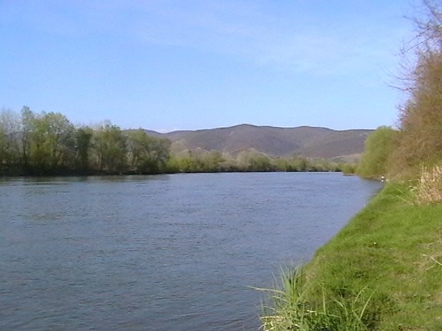 Simeria - Mures river view by Ovidiu Enache