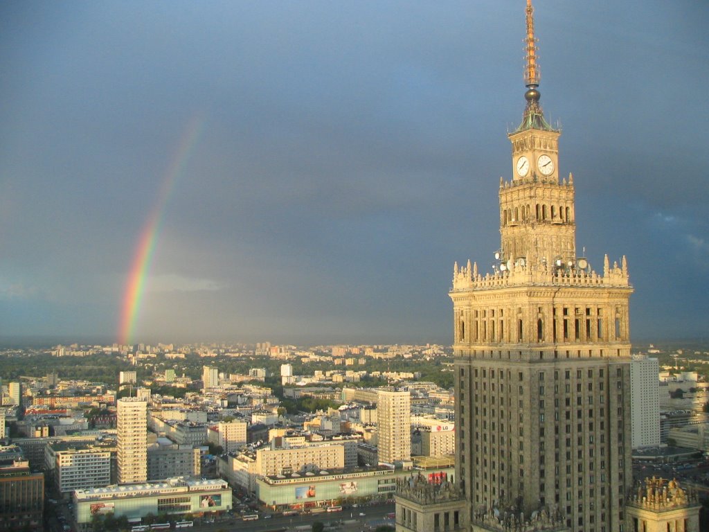 Rainbow over Warsaw Jul 12, 07 by RLT