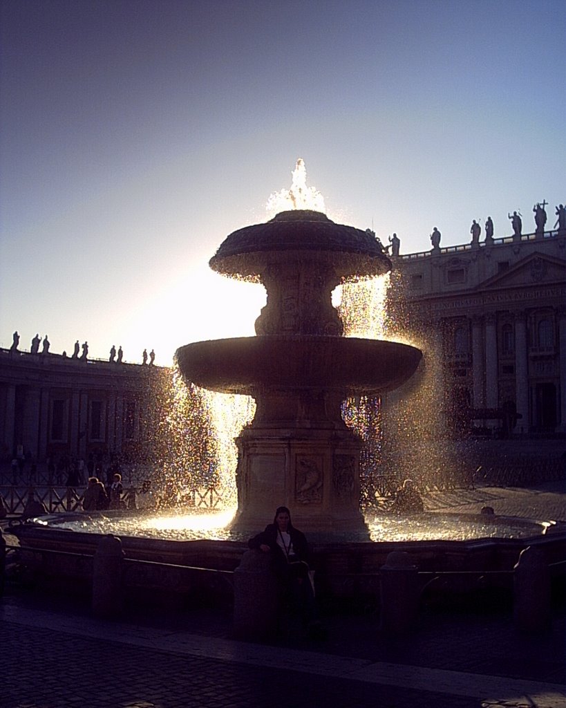 Increible contraluz de la fuente by Juan Ignacio Diez de…