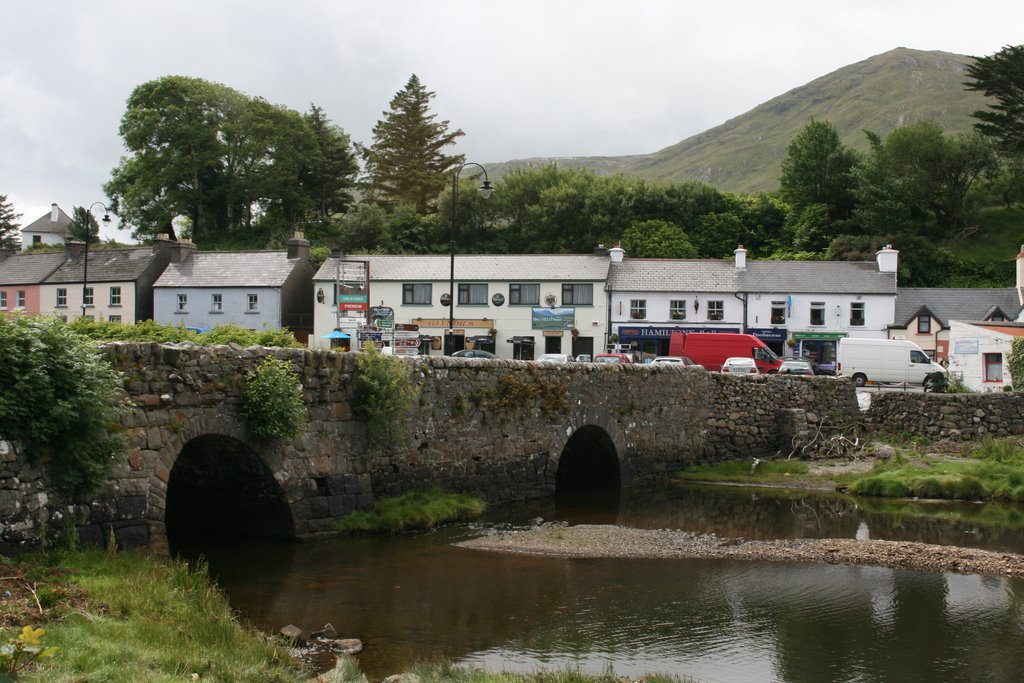 Leenane (Leenaun) bridge (14-07-2007!) by Bert Kaufmann