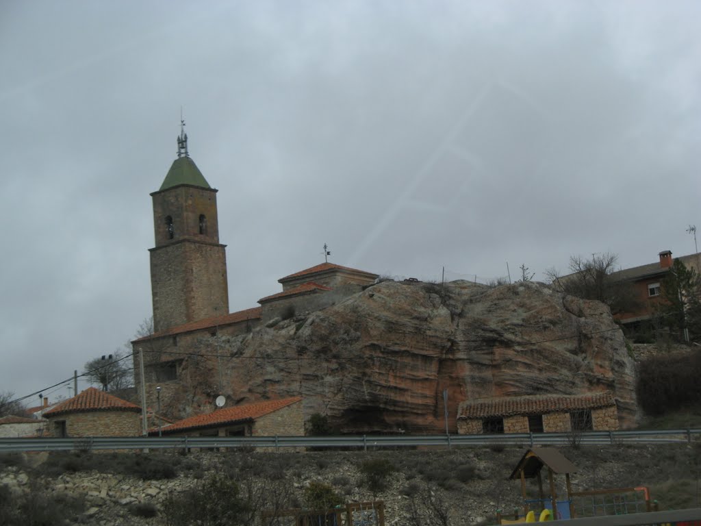 ALCOLEA DEL PINAR,peña y campanario. by Isidlo