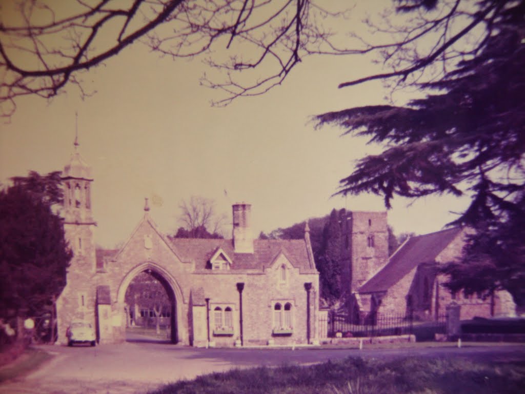 Canford School gate,1969 by djinbrighton