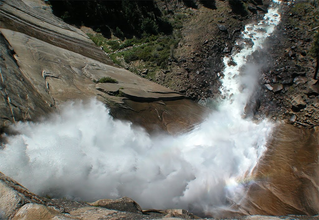 Looking straight down Nevada Falls by www.PhotographersNature.com