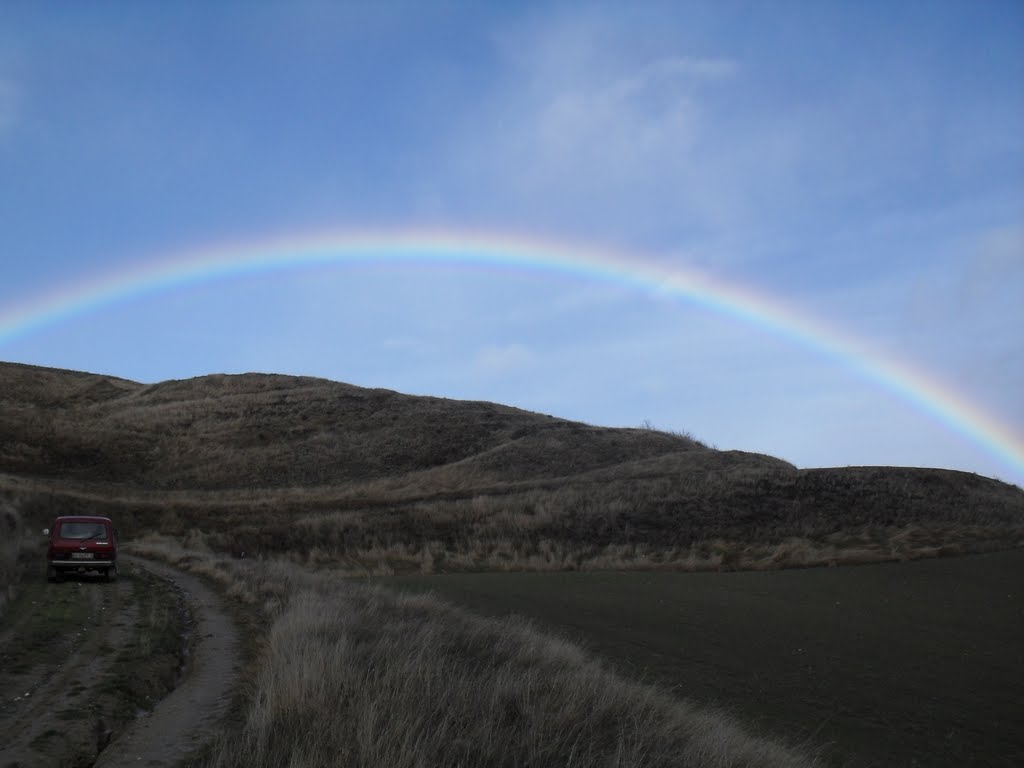 Arco Iris al llegar a Belorado by lamereterika