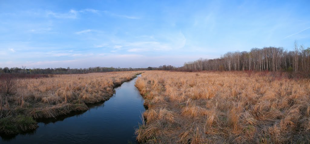 Trott Brook at Lake Itaska Trail Bridge, Ramsey, Minnesota by © Tom Cooper