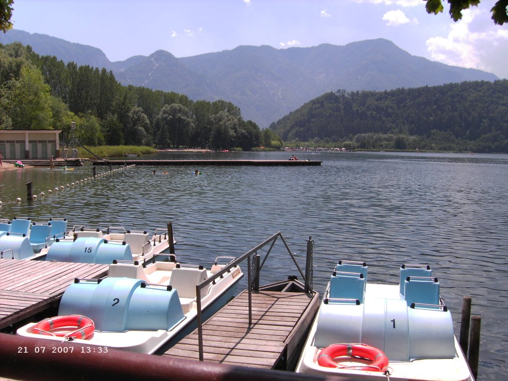 Lago di Levico Terme(Willi war hier) by Wilfried Thomas