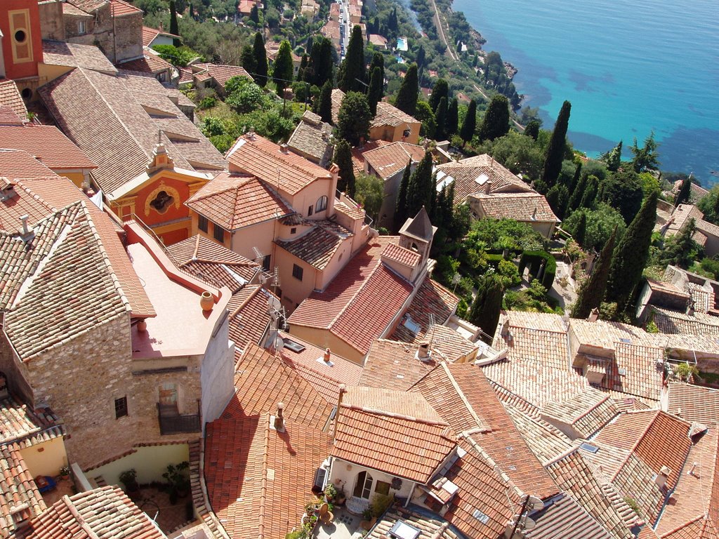 Roquebrune Cap-Martin vue du Chateau by Gilbert Probst