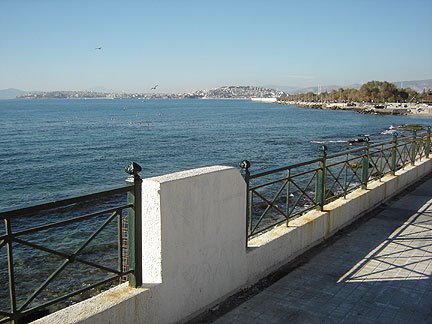 Walk by the Saronic Bay, Paleo Faliro by Dimitris Sivyllis