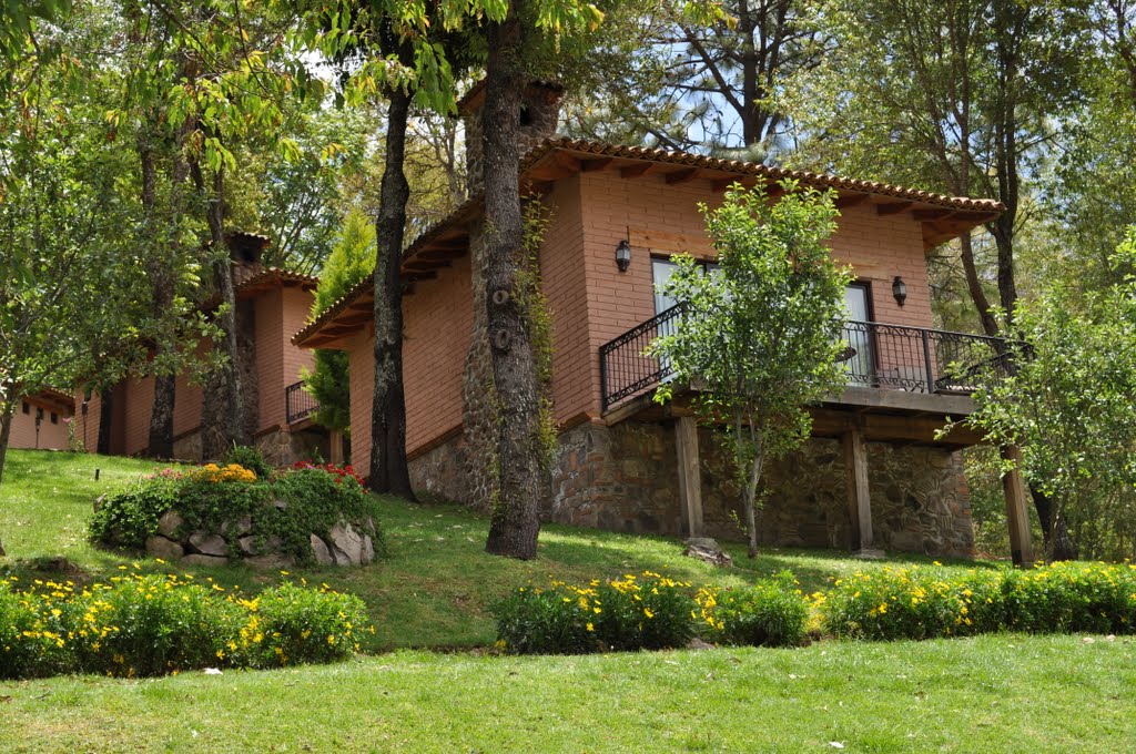 Hotel Sierra Lago, Laguna de Juanacatlán, Mascota, Jalisco. by TOMAS HUIZAR