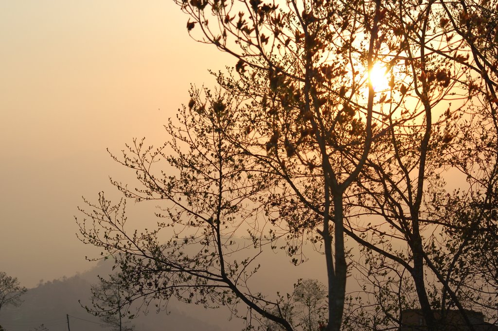 Sunset at Nagarkot by Peter VG Kristiansen