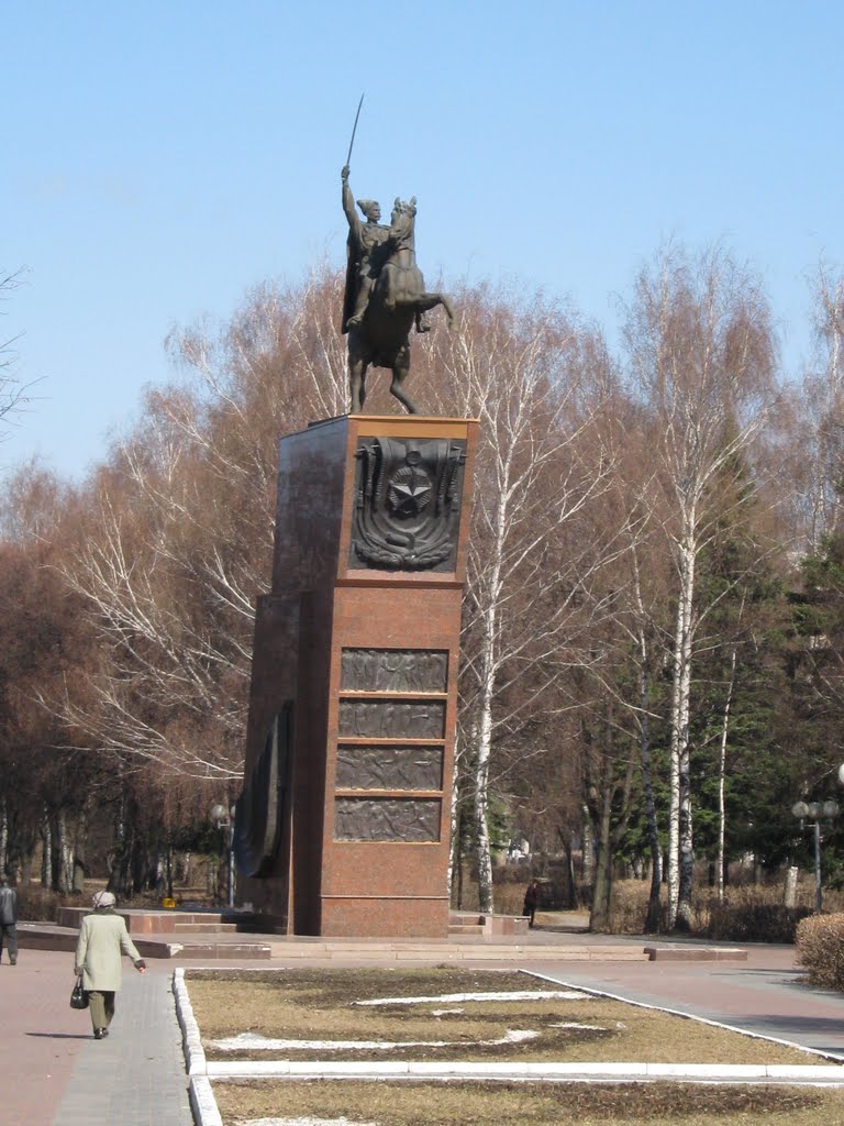 Памятник комдиву В.И.Чапаеву / Division commander Chapayev Monument by Гео I