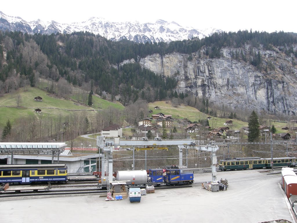 Rway st. Lauterbrunnen, תחנת רכבת לאוטרברונן2010 ж.д станция Лаутербрюнен by sasharivman