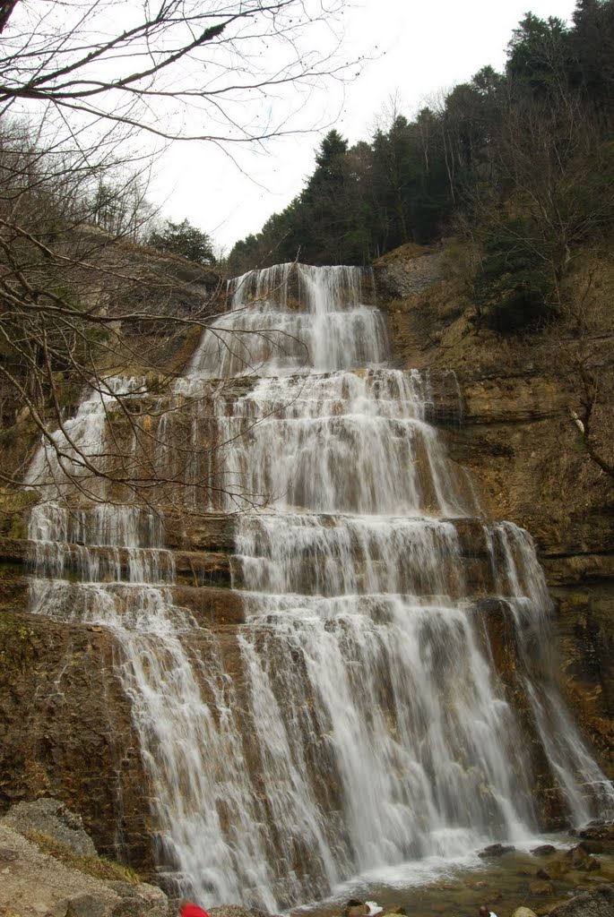 Cascades du Hérisson - l'Eventail by Jean-Yves Paret