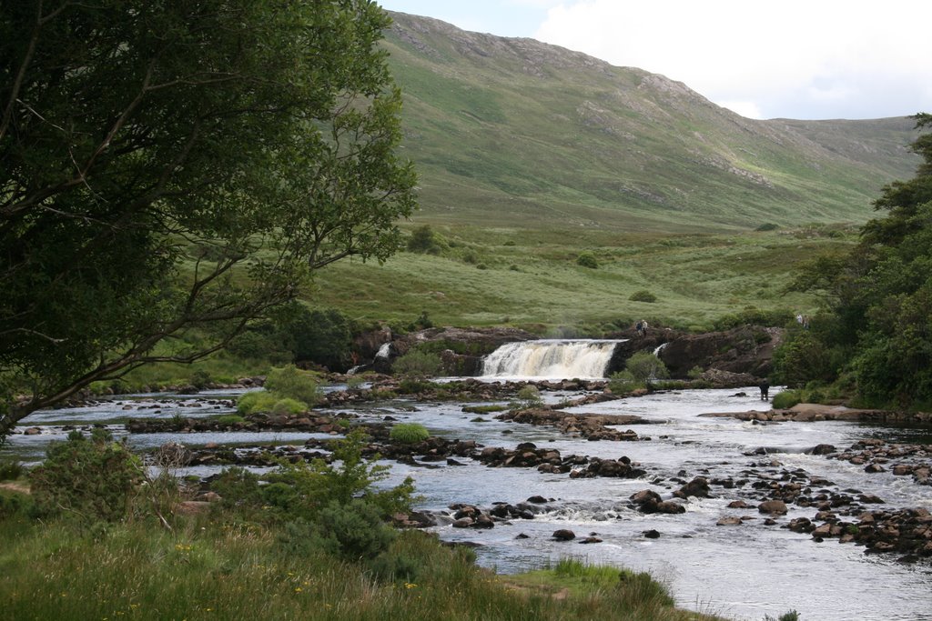 Aasleagh Falls by Bert Kaufmann