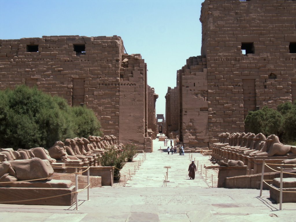 Tempel-Hauptanlage des Amun (Karnak) by Malte Scholz