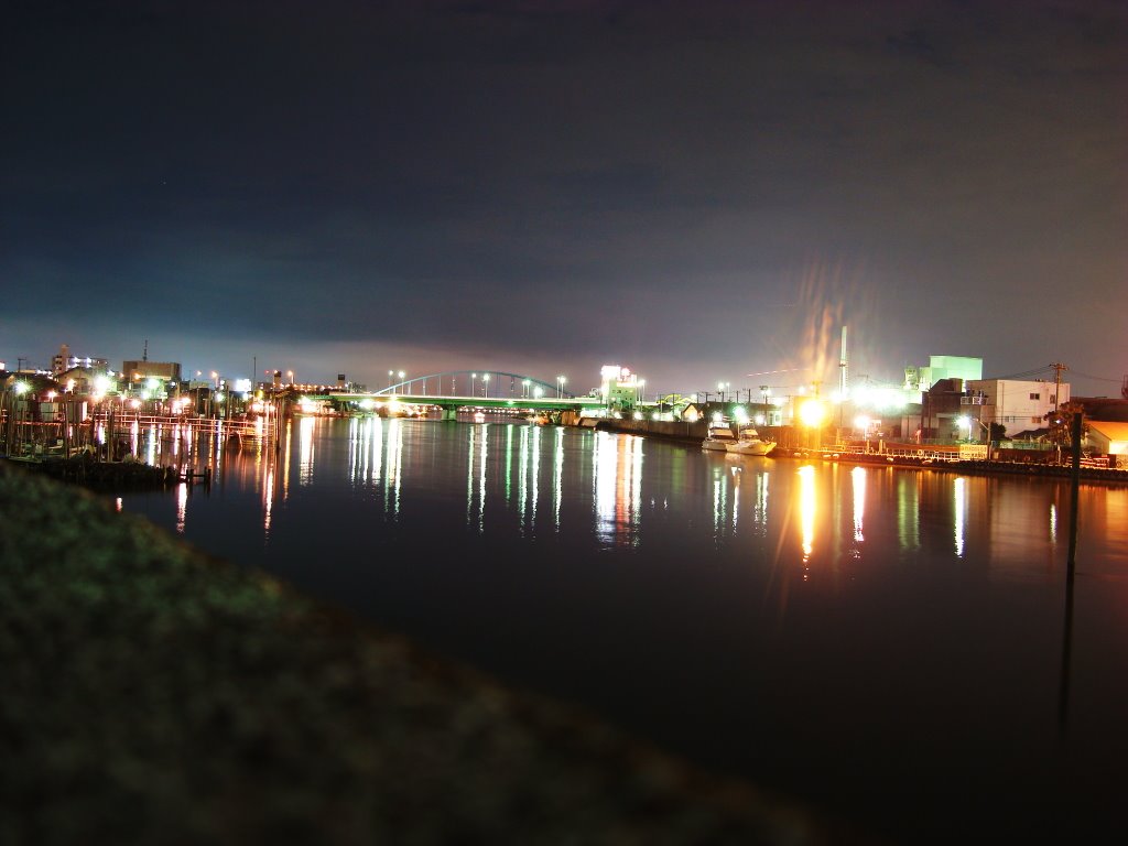 Urayasu Bridge at nignt by stein_tour