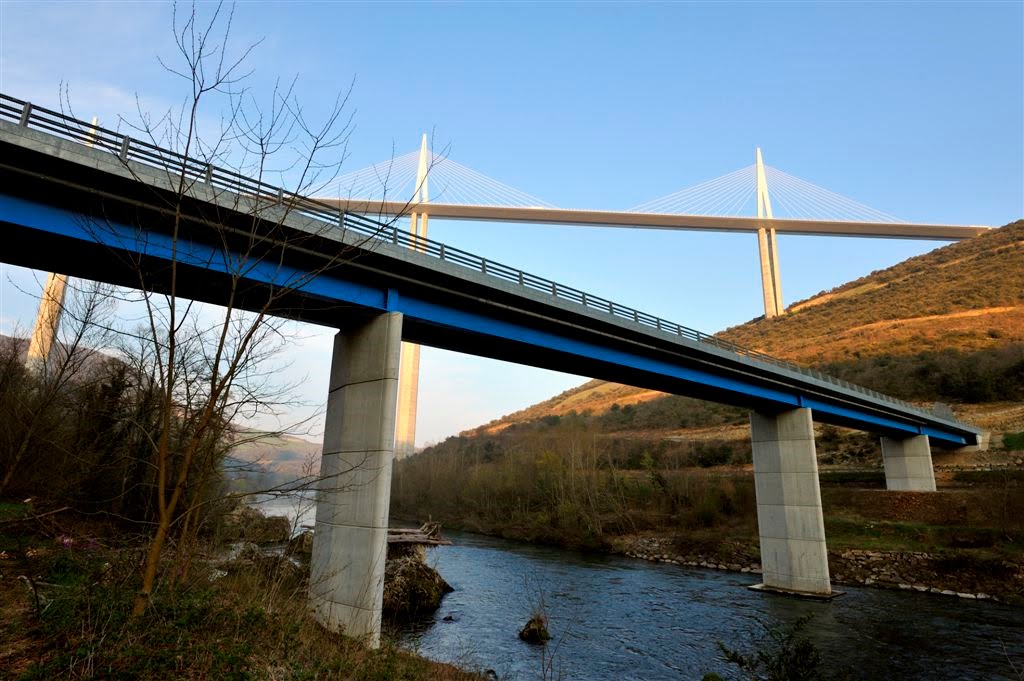 Millau Bridge ~ Road Bridge ~ River Tarn ~ France by Nick Weall