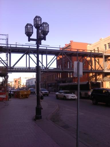 Skywalk in Duluth Under Construction 3-10 by jeanduluth