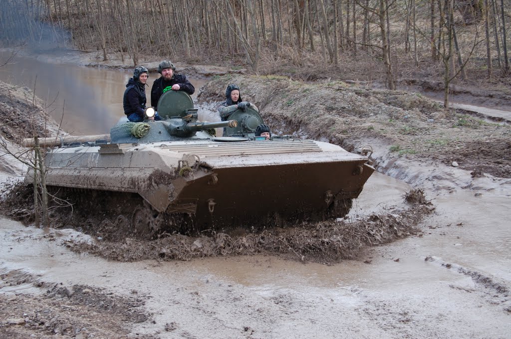 Panzer fahren zum Junggesellenabschied in Königsee by Die Reichmänner