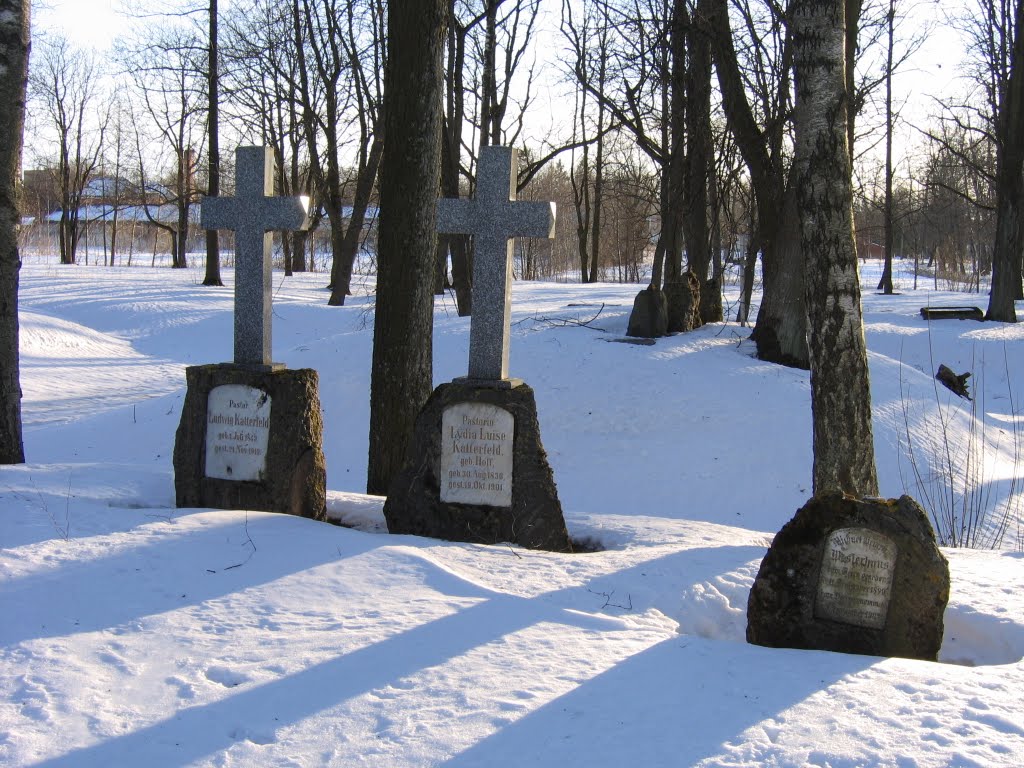 Hospitals Gintermuiza founder Ludwig Katterfeld resting place by Modris Putns