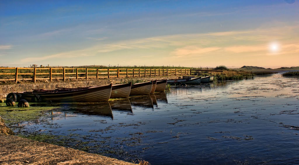 Boat at Sunset Dunfanaghy by Christopher Tierney